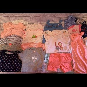 Baby Girl 3-6m Warm Weather Lot